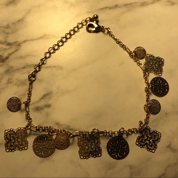 Gold anklet - Picture 2 of 3